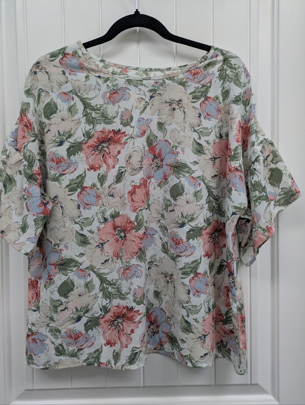 Floral Short Sleeve Blouse